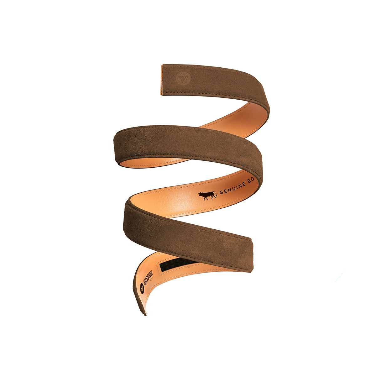 Rust Suede Full-Grain – Mission Belt