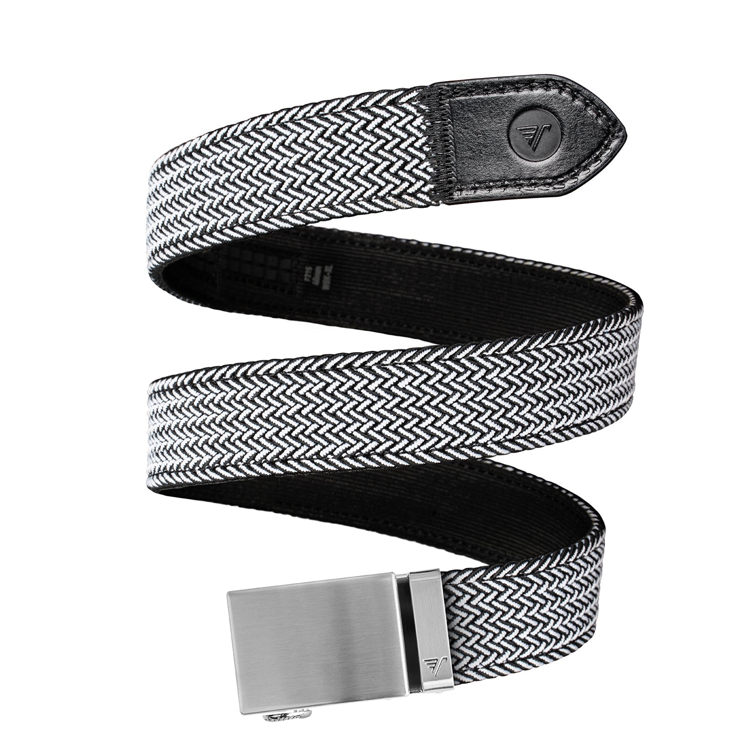HASHIJI Elastic Braided Belt,13/8",Stretch Golf Belt Unisex For Men Women,Double Layer Woven Belt With Leather Buckle, Beige & Khaki & Coffee