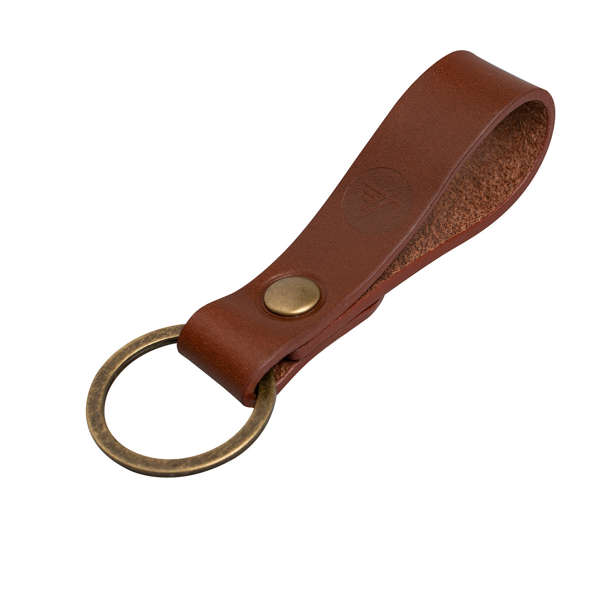 Italian Leather Key Fob - Mission Belt