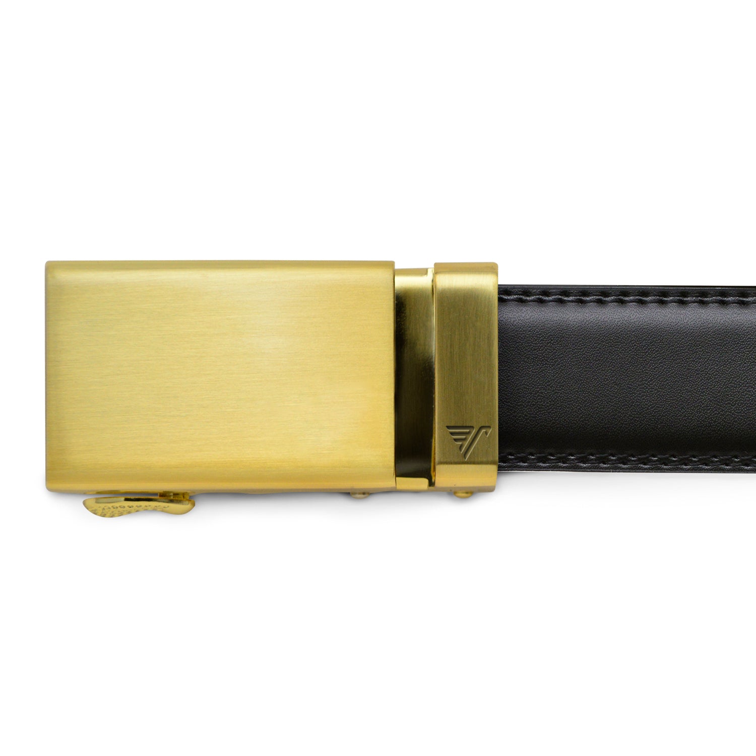 Gold | 35mm No Holes Adjustable Ratchet Belt | Mission Belt