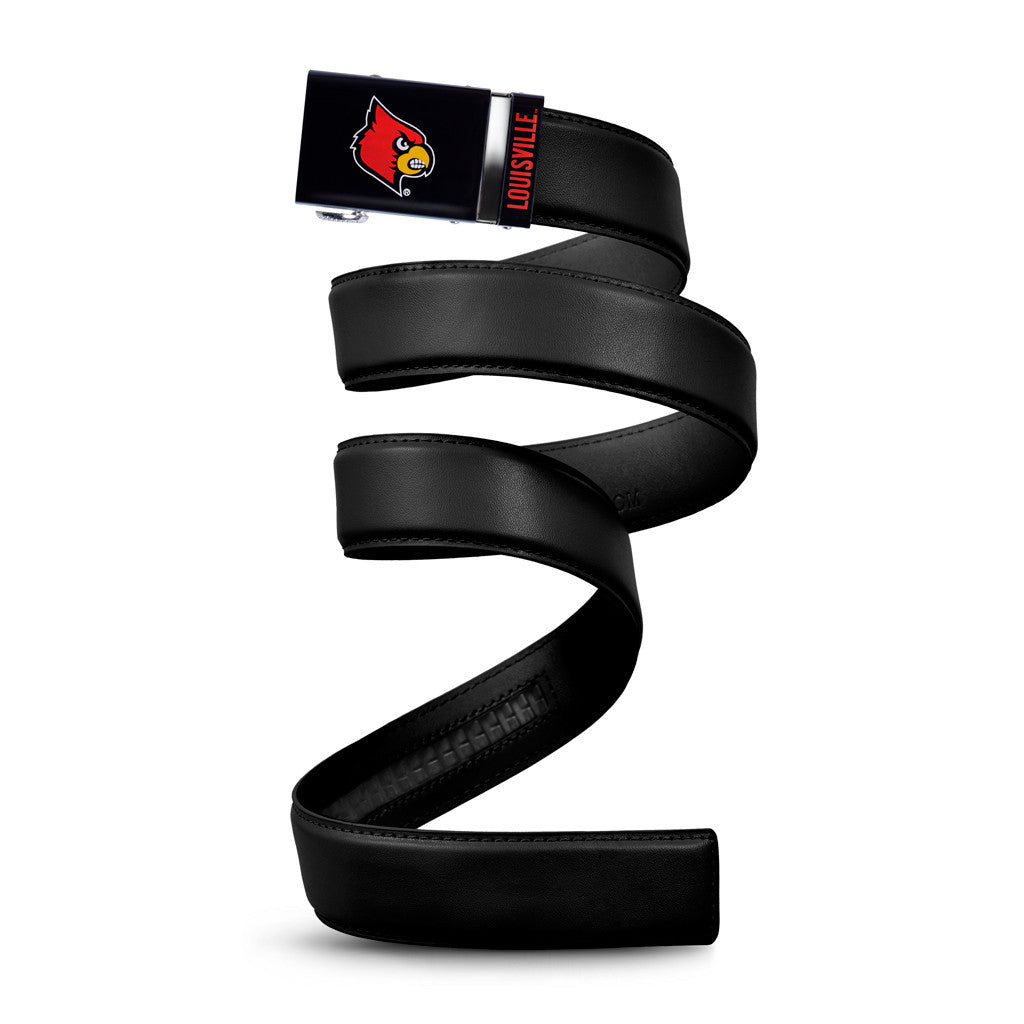 Mission Belt Mens Louisville Cardinals Belts Black Large (Up to 38)